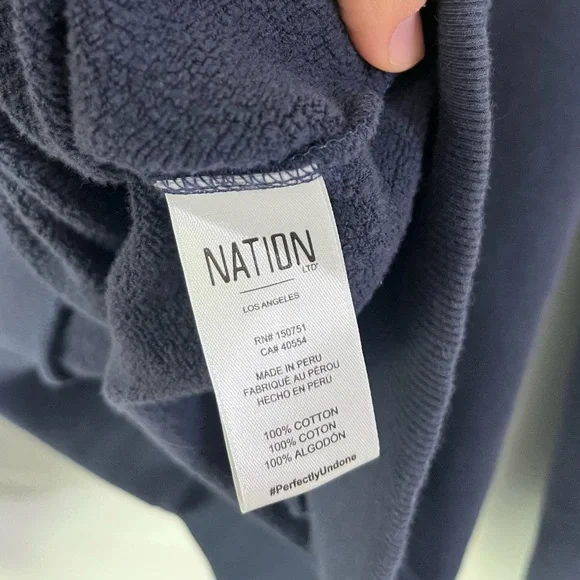 Nation Ltd Asher Cutaway Sweater- Size Medium - Picture 7 of 10